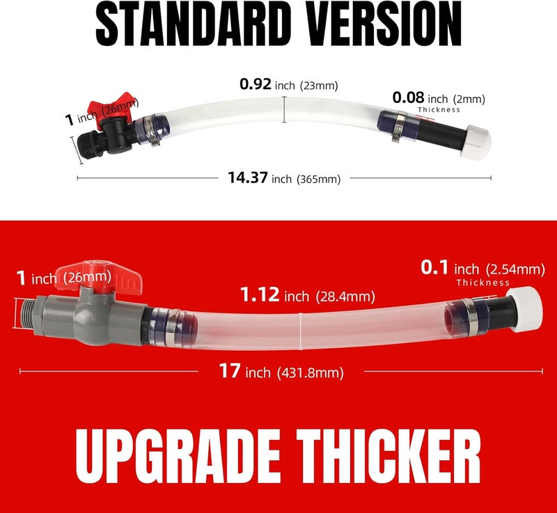 Calvana (2-Pack) 2025 Upgrade Racing Fuel Jug Hose, Perfect for Tractor and Scribner Fuel Tanks, Replacement VP Gas Can Nozzle for 3/5/5.5 Gallon Jegs Jugs, Durable & Leak-Proof, Crack-Resistant - Image 2